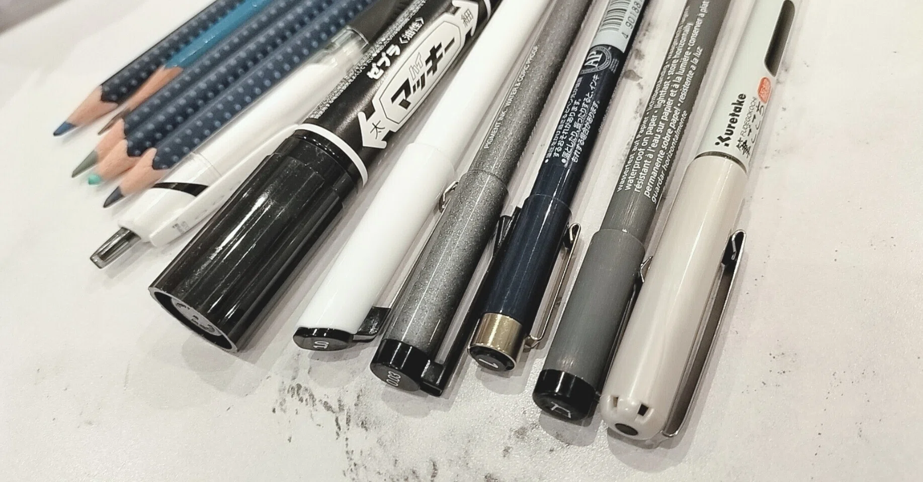 イラスト用の黒ペンとか｜文具まとめ