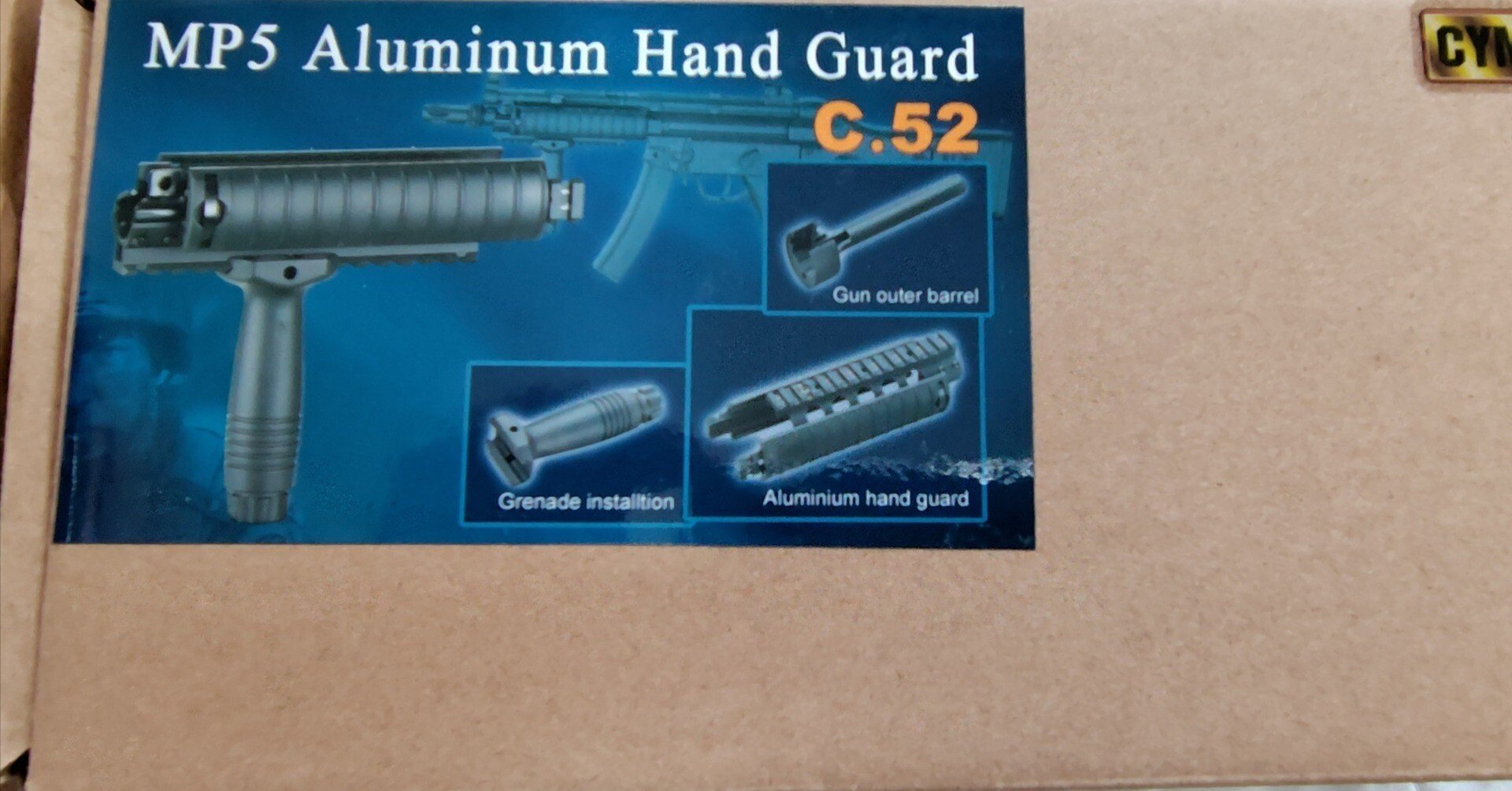 CYMA製 MP5 RASハンドガードC52を買いました｜しげる