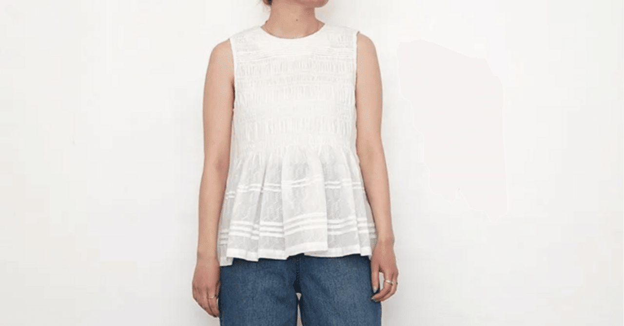 涼しく、心地よく。【ne Quittez pas】COTTON DOBBY SLEEVELESS