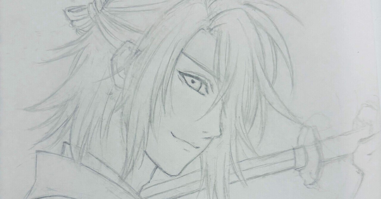 1P模写#2 あすなひろし「青い空を、白い雲がかけていった