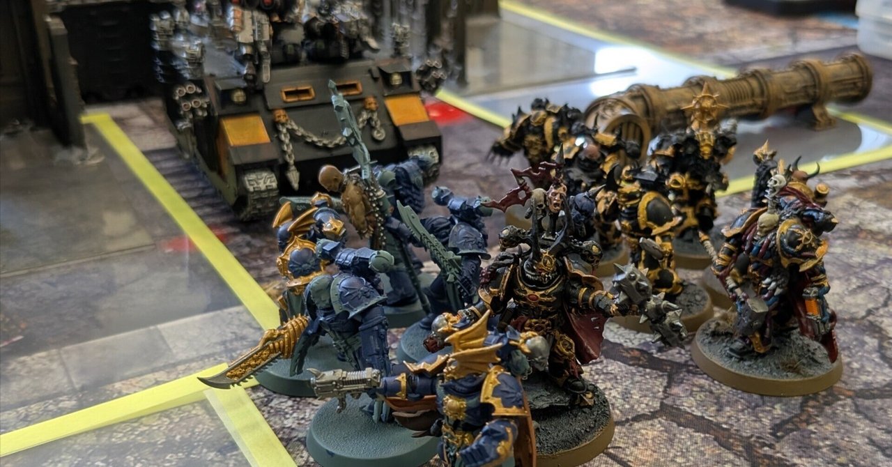 ウォーハンマー40k 10版：プレイレポート ケイオススペース