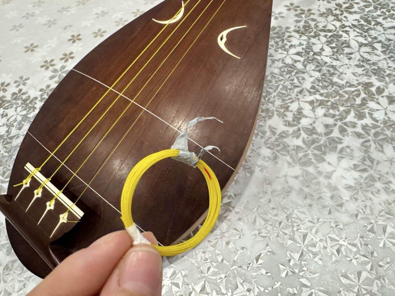えっ、3日で交換!?」薩摩琵琶・第4弦の知られざるメンテナンス事情
