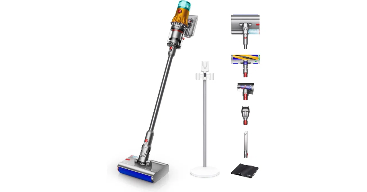 Dyson 純正サイクロン 水拭き掃除機 充電スタンド付き SV46 SU AM 取寄品』Dyson コードレススティッククリーナー V12s Detect Slim