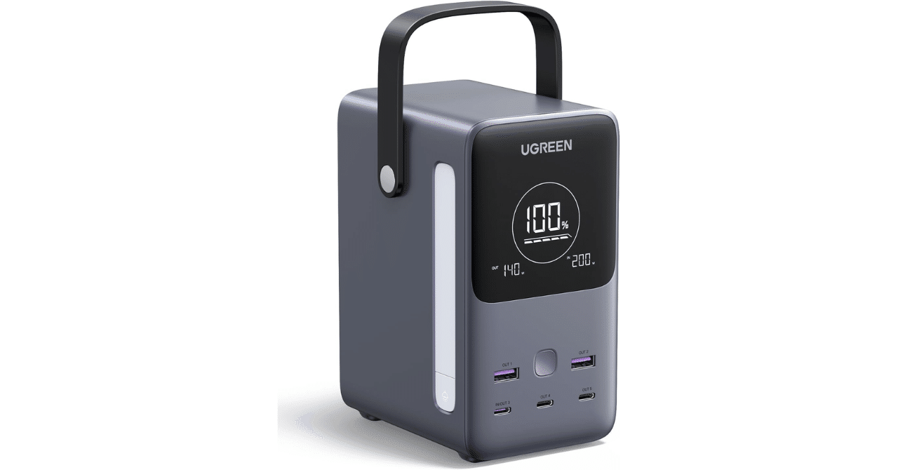 UGREEN Nexode 48000mAh 300W 5ポートモバイルバッテリー