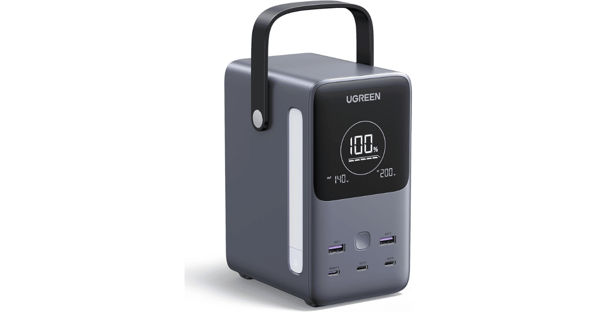 UGREEN Nexode モバイルバッテリー 48000mAh/153.6Wh 300W