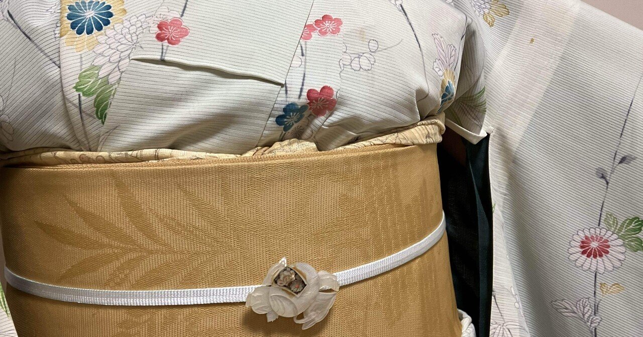 夏着物 正絹 変わり紗“一目惚れ二目惚れする、妖精のような花