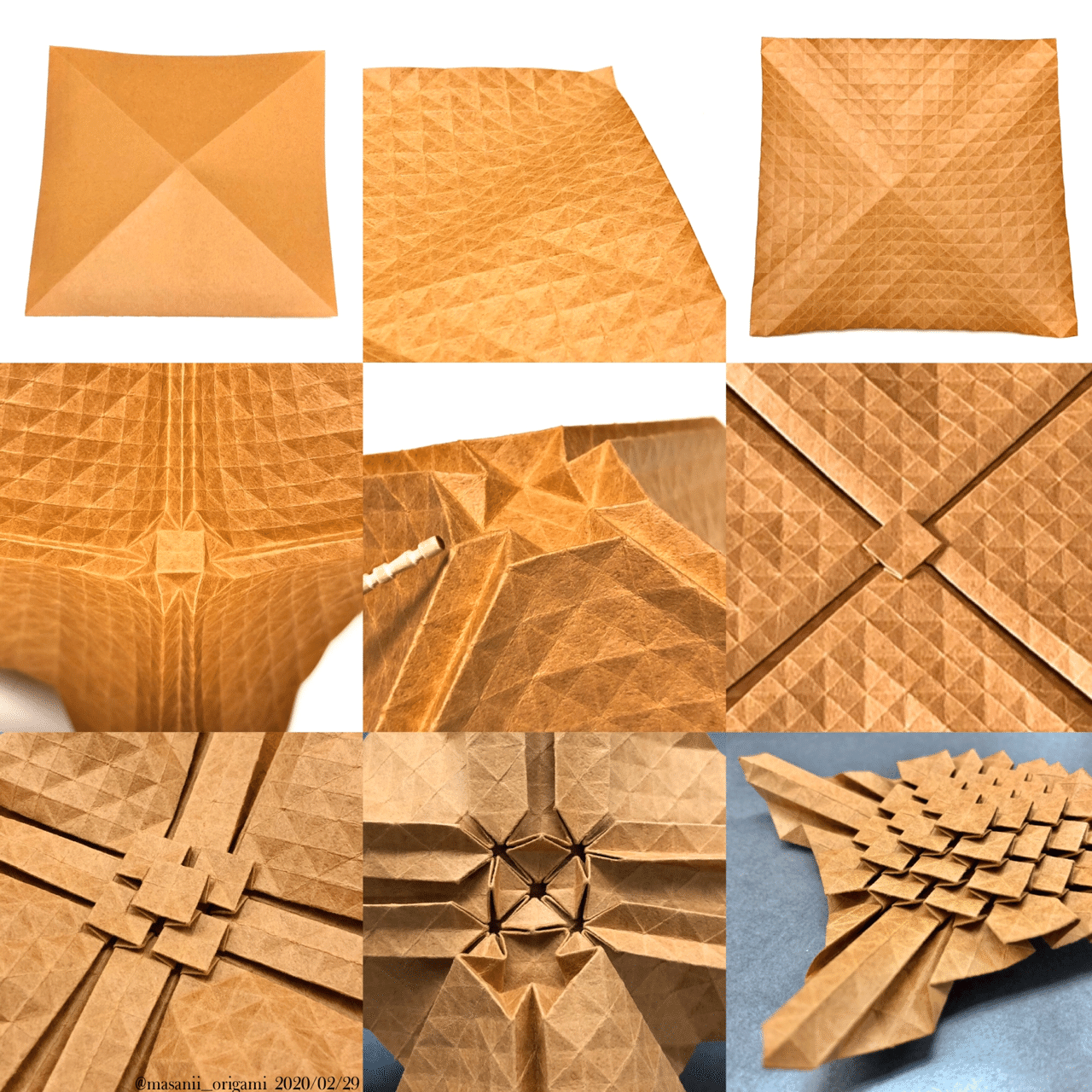 折り紙らしくないのが良い あじさい折り 斜め折り四段ピラミッド まさにぃ Note 折り紙らしくないのが良い あじさい折り 斜め折り四段ピラミッド まさにぃ Note