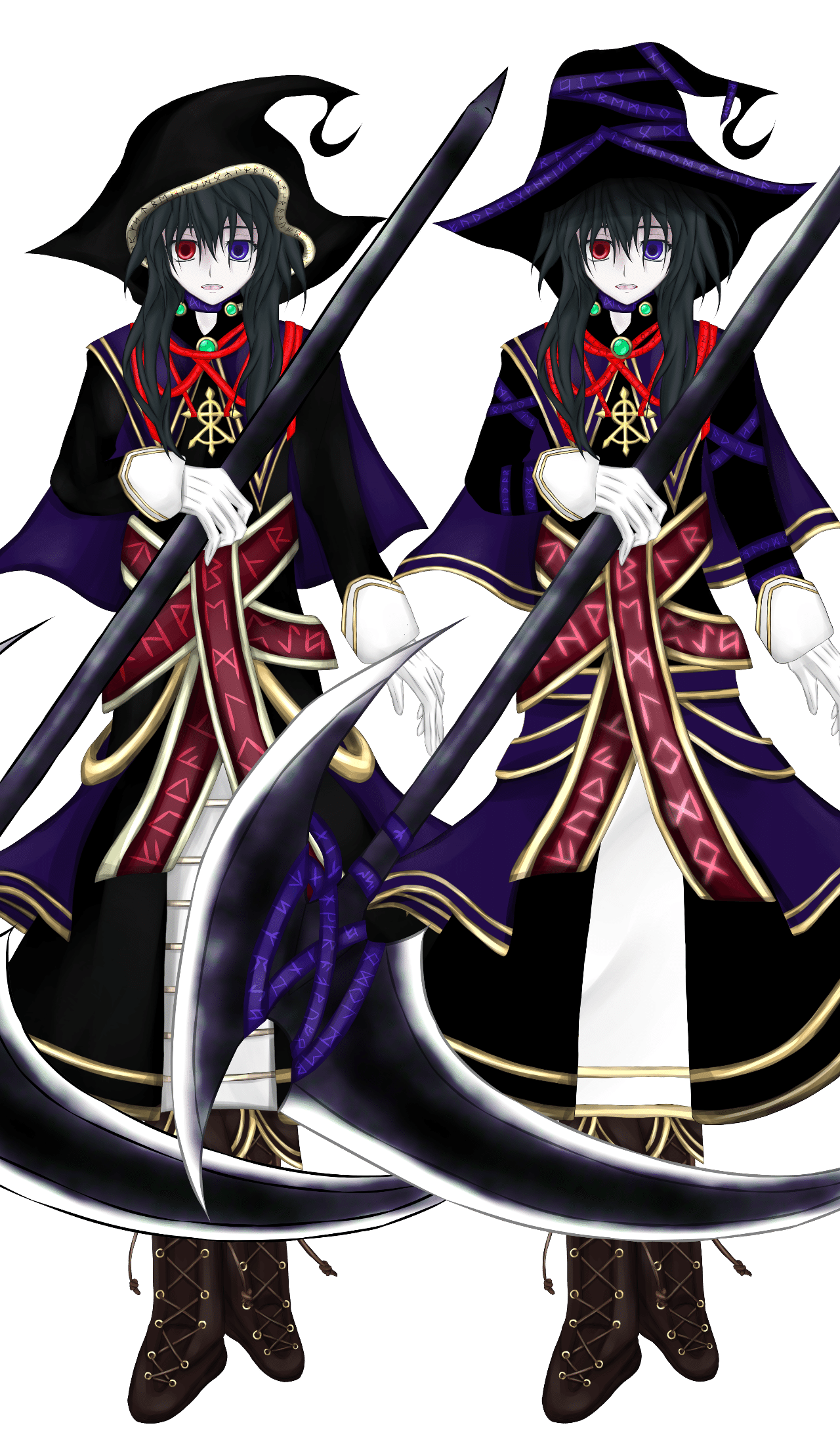 立ち絵修正完了 旧絵比較 霜海 Note