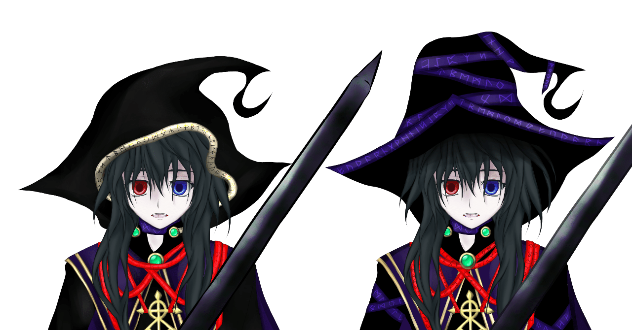 立ち絵修正完了 旧絵比較 霜海 Note