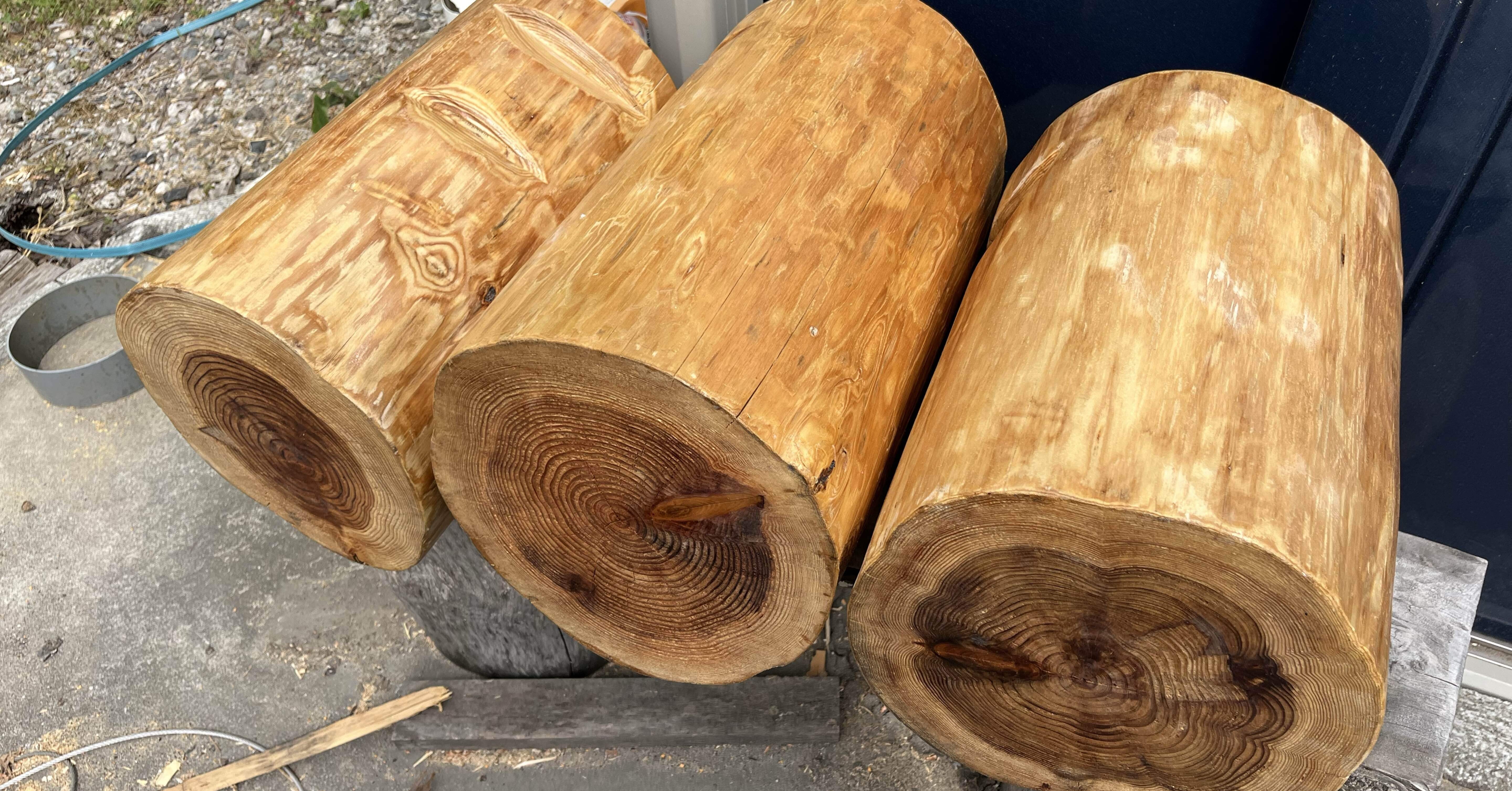 ニス塗装 良い経験｜丸太工房〜館山〜｜館山南房総の薪販売