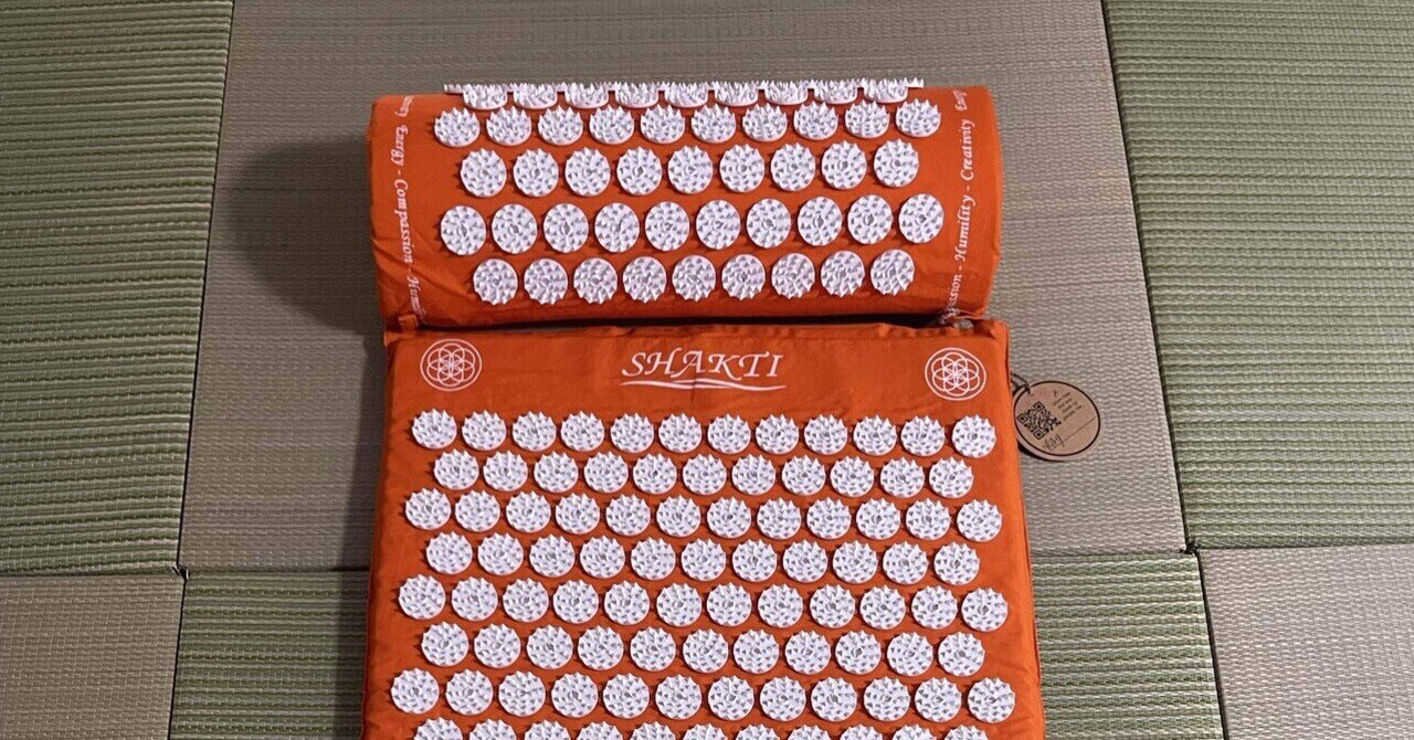 日記】シャクティマットは凄いぞ…買ってよかった2024ベスト確定