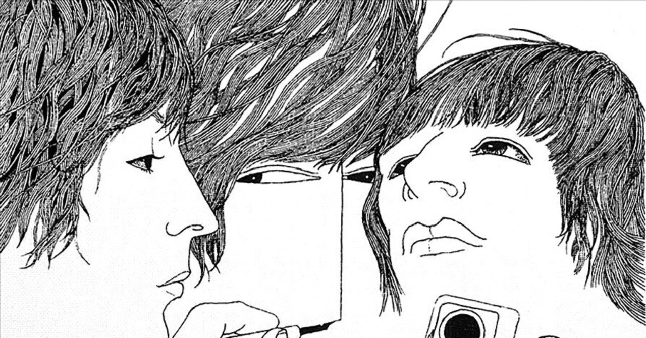 クラウス・フォアマンによるRevolverのジャケット制作の下絵｜Far East