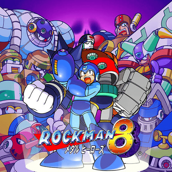 希少　店頭用　ロックマン ８　メタルヒーローズ　ROCKMAN　販促ポスター Yahoo!オークション -「ロックマン poster」の落札相場・落札価格