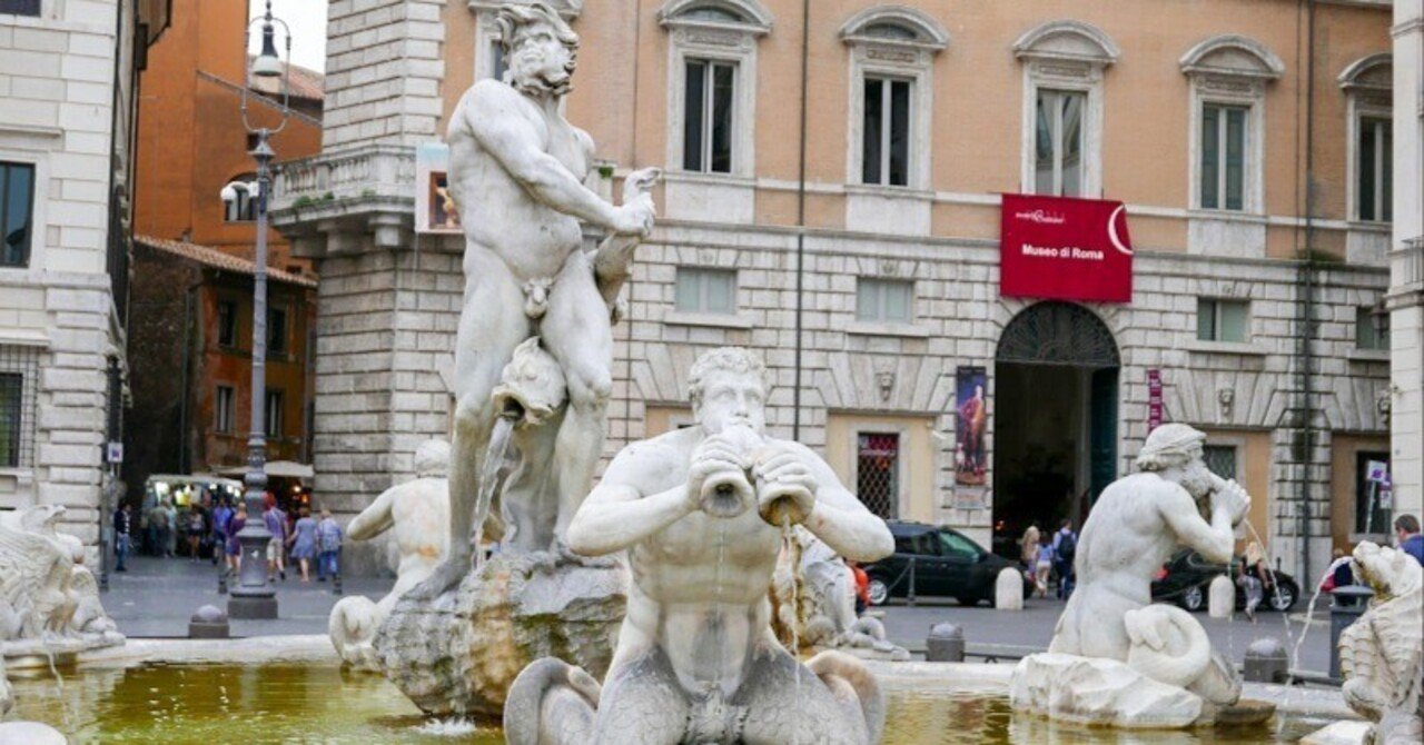 ローマ『ナヴォーナ広場』 古代ローマ時代の競技場跡｜Photographer non🐤