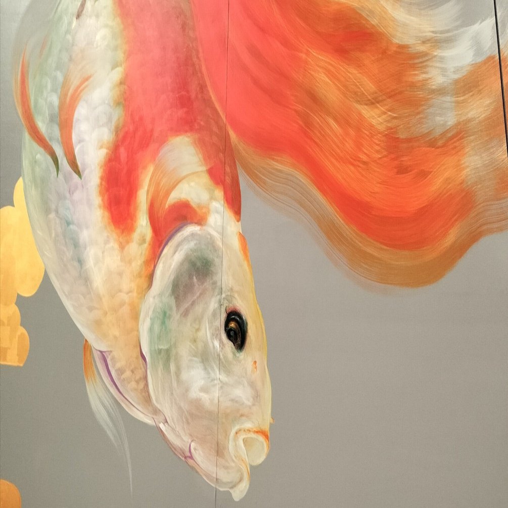 金魚絵師深堀隆介展‐水面のゆらぎの中へ‐に行ってきました｜黒崎すみれ
