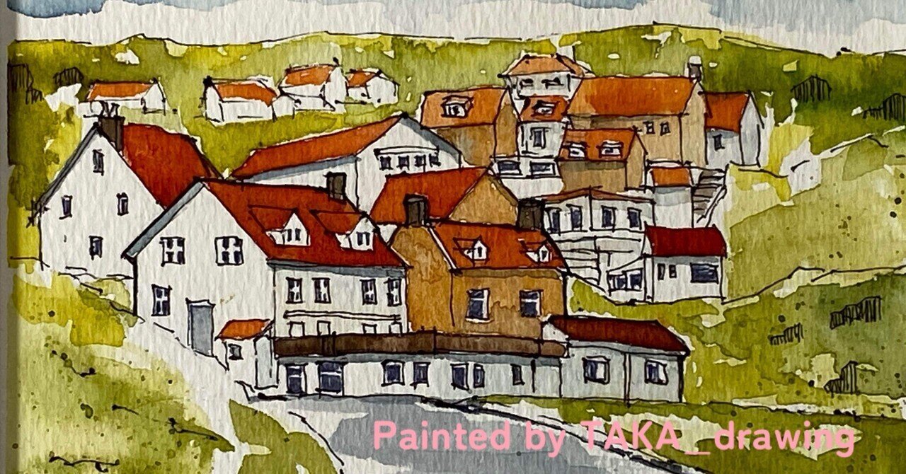 メルカリ0→1達成した絵がこちらです｜TAKA✒️ペン水彩画未来研究室