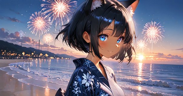 花火 パステル画 原画 パステルアート 夏の夜の花火 パステル画原画 - メルカリ
