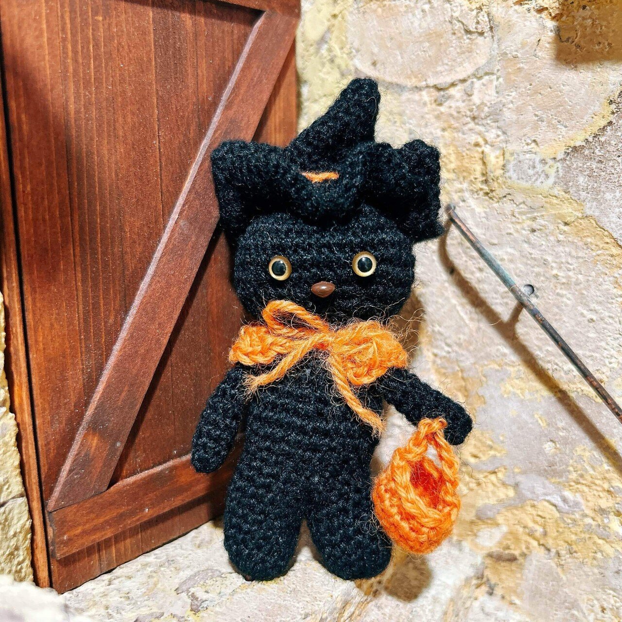 ♡1周年記念SALE♡ねこちゃんチャーム　ハロウィン 黒猫ニャムちゃんのハロウィンナイト』｜あまやぁん_AMAYARN