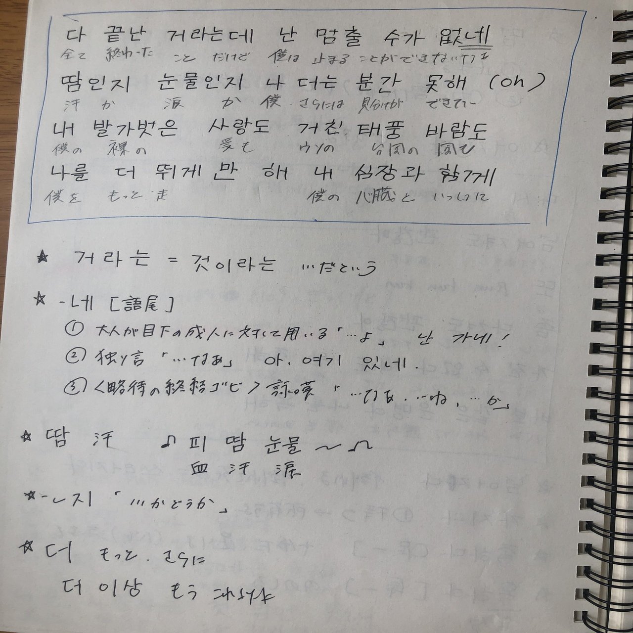 わたしの学習方法 歌詞から勉強編 Shiho Note