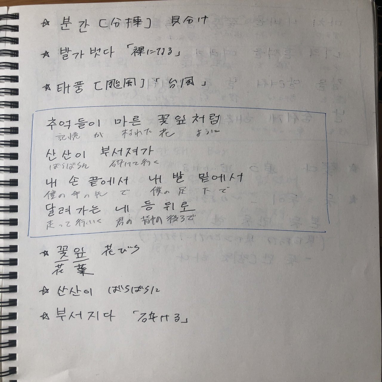 わたしの学習方法 歌詞から勉強編 Shiho Note