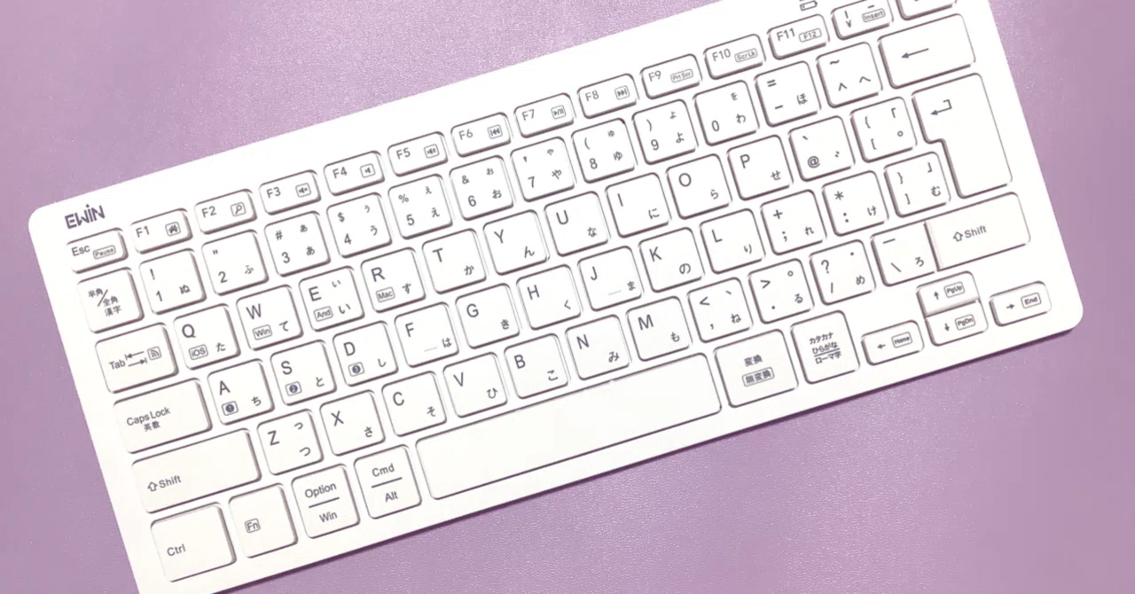 Ewinのワイヤレスキーボード「EW-B009」をiPad/iPhone用に買ってみた
