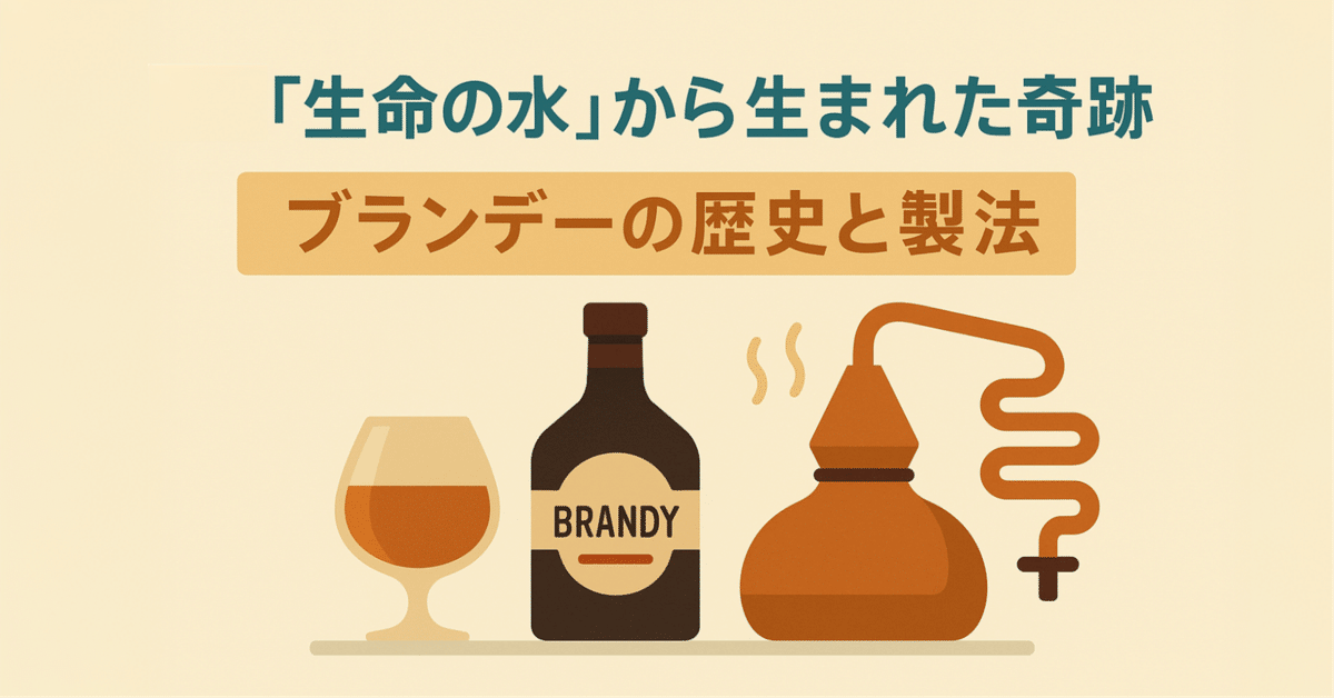 ブランデーボトル 生命の水」から生まれた奇跡～ブランデーの歴史と製法～｜Bar