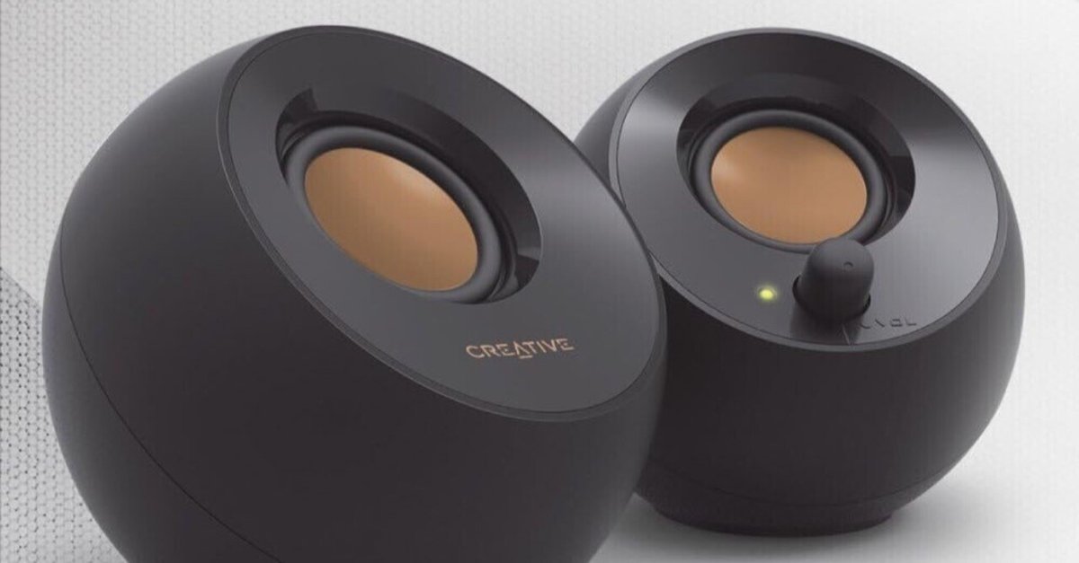 Creative ブラック PCスピーカー（Bluetooth有） Creative Pebble ブラック PCスピーカー SP-PBL-BK【ガジェット
