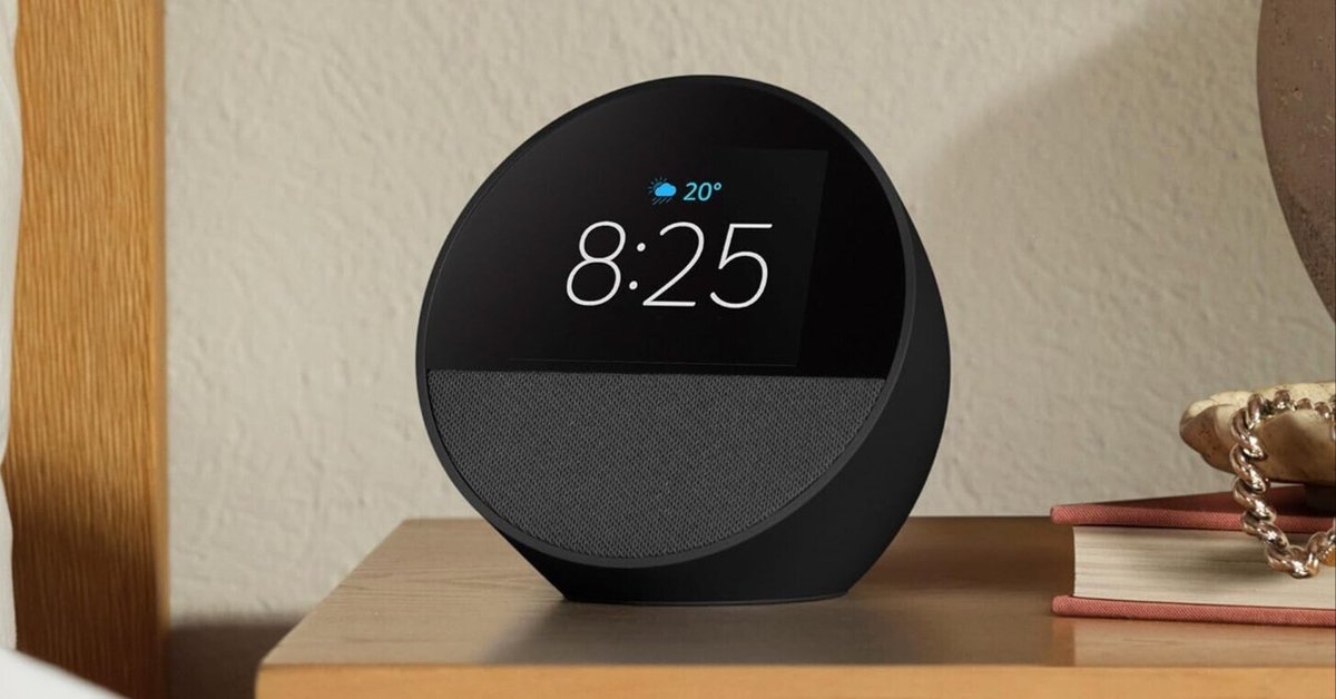 Echo Spot　2024年　スマートアラームクロック with Alexa Amazon | Echo Spot（2024年発売）- スマートアラームクロック