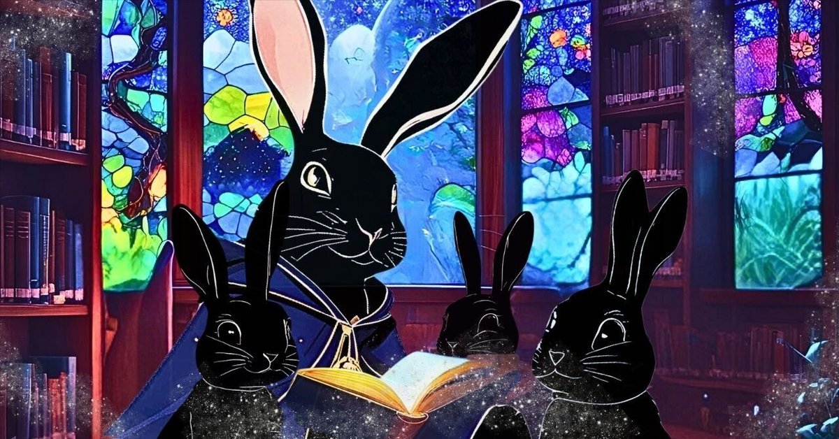 黒ウサギルーの月夜のおはなし会🌙『ブルーハイビスカスとバック
