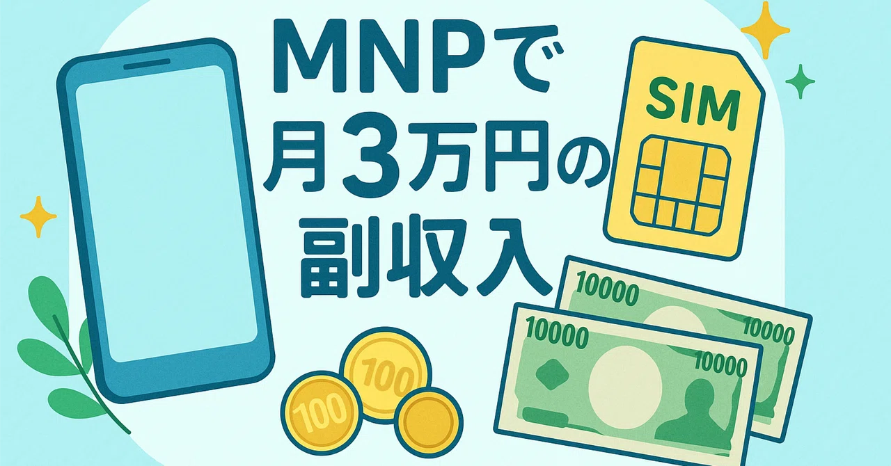 【実体験】MNPで10万円損しかけた話。副収入にするならこれだけは絶対に知っておいてほしい｜MNP初心者向けMNP