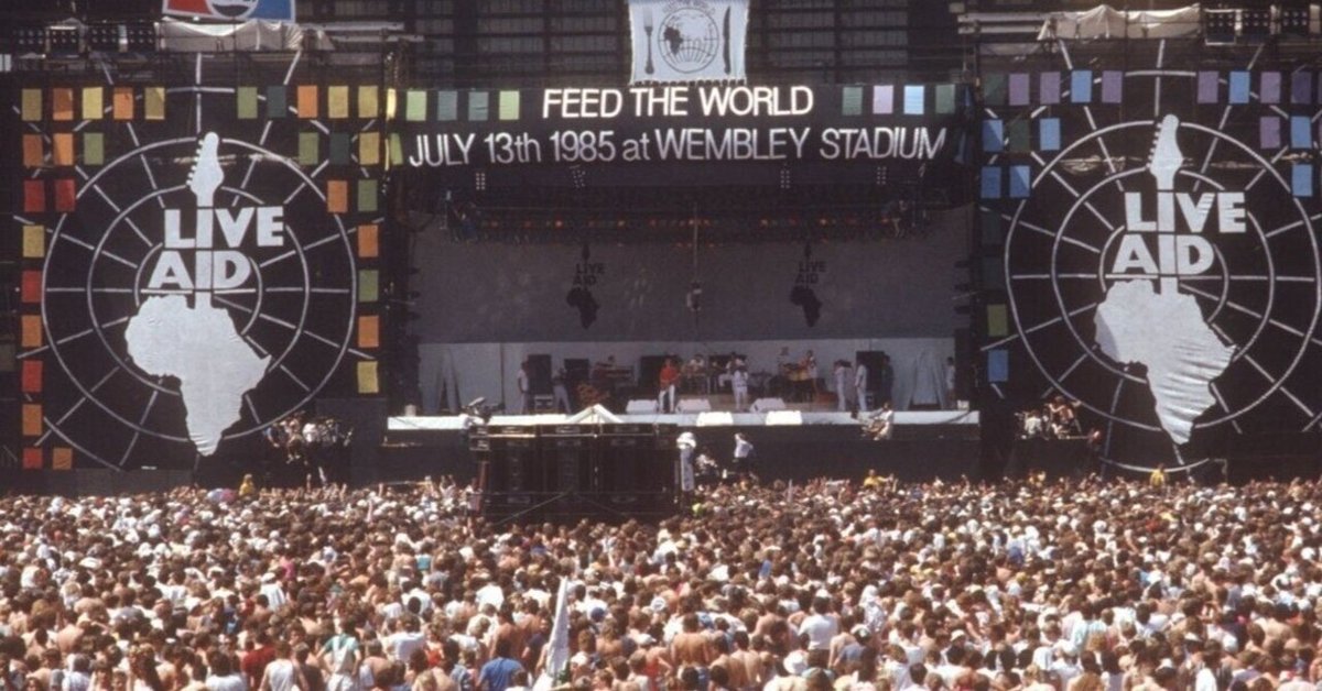 1985年7月に出会った真夏の夜の夢、ライブエイドを想い出す