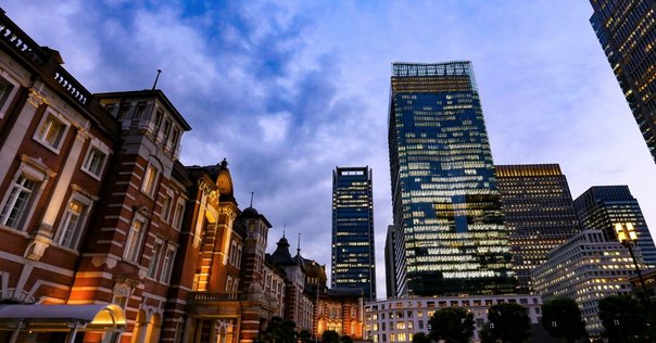 No.493 and 526 油絵/風景/街景/東京/銀座 雨の銀座/東京夜景｜都鳥