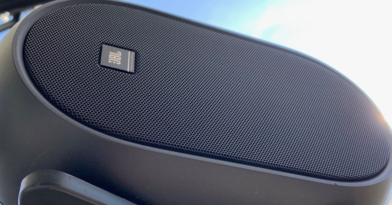 JBL 104-BT-Y3専用 スタンド ブラック スピーカーをスタンドに繋げて