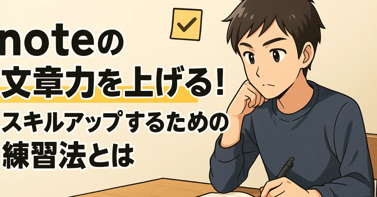 Improve Your Writing Skills on note! Practice Methods to Level Up｜もい【AI ...
