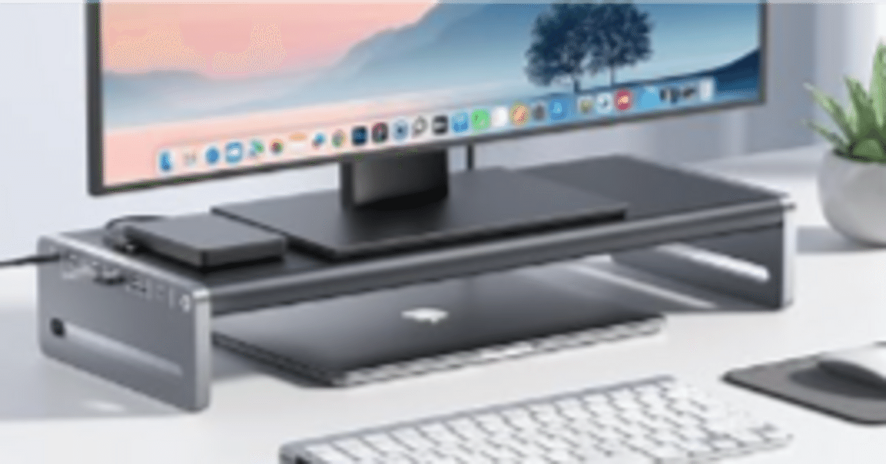 Anker USB-C ハブ 10-in-1 モニタースタンドでワンランク上のワーク Anker USB-C ハブ 10-in-1 モニタースタンドでワンランク上のワーク