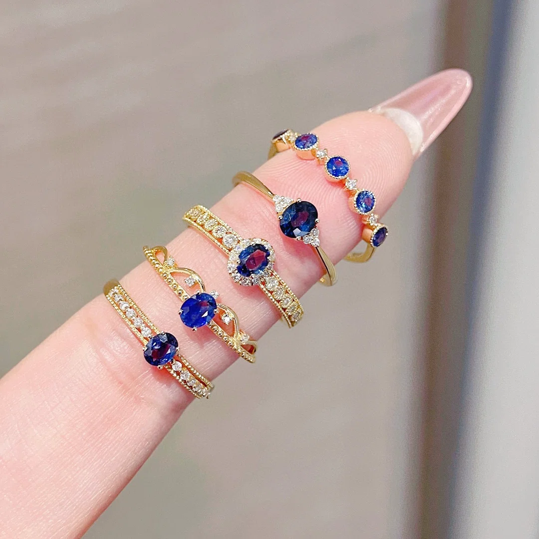 7万円代以内】ルビー/サファイア/エメラルドK18リングにご紹介