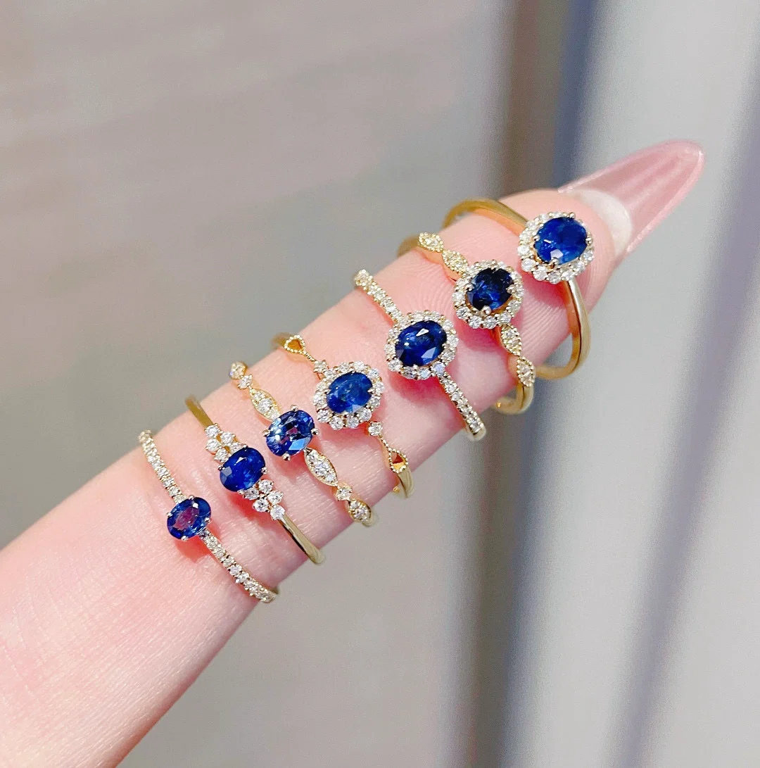 7万円代以内】ルビー/サファイア/エメラルドK18リングにご紹介