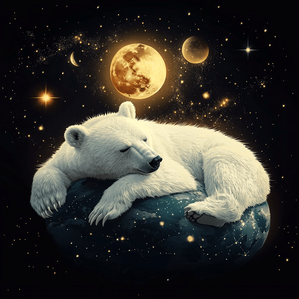 🎨🐻‍❄️月としろくま🌕🐻‍❄️🎨｜🐻‍❄️白くまAI