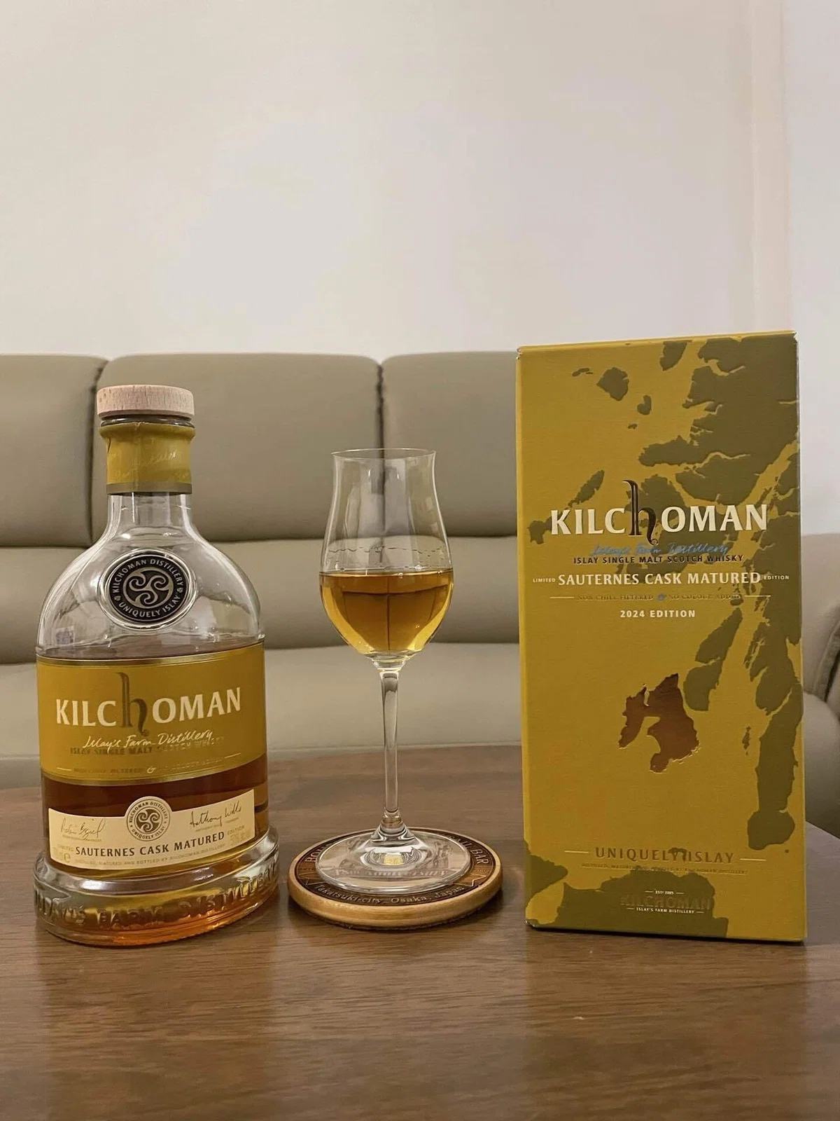 Kilchoman Sauternes Cask Matured 2024 (ABV 50%)｜Joe