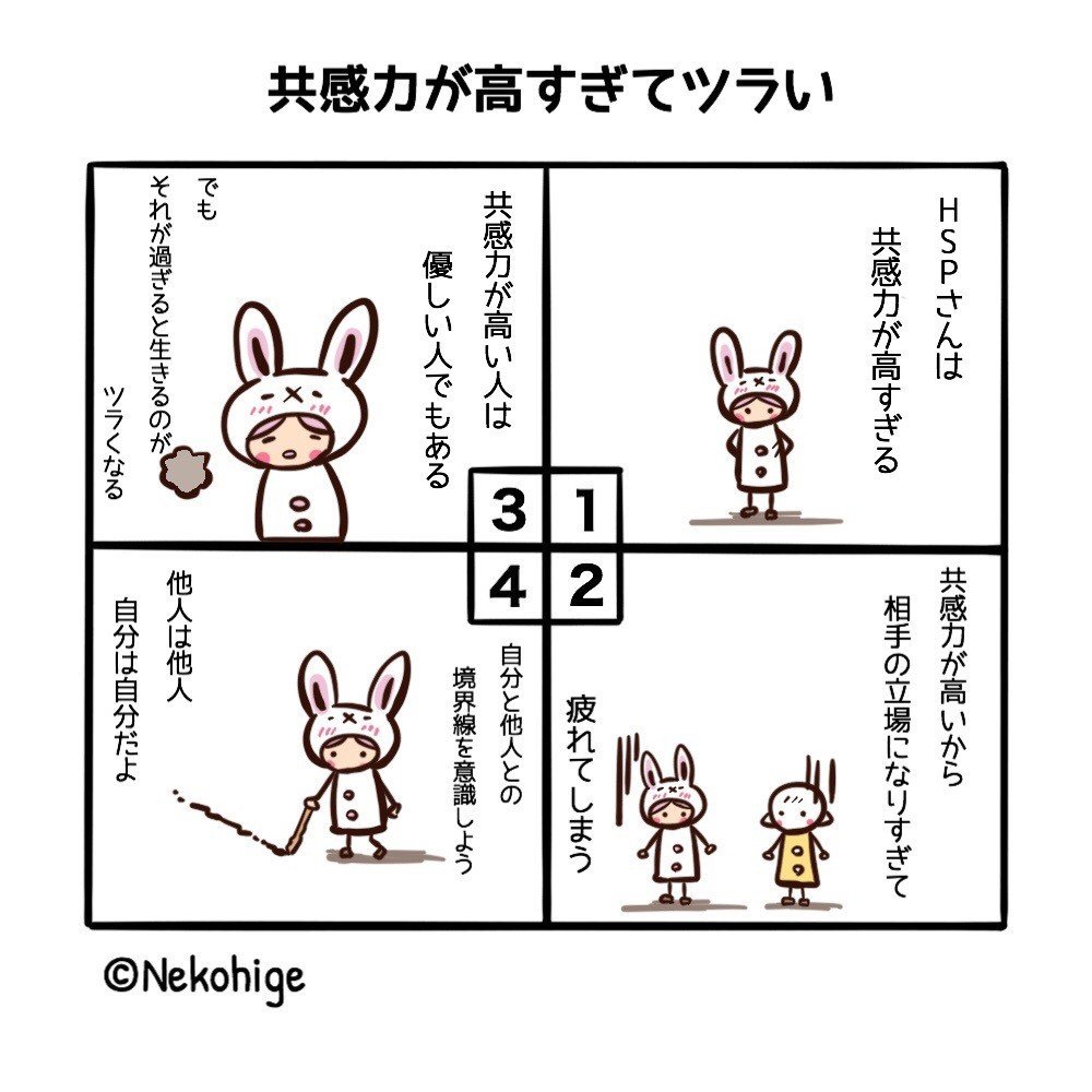 共感力が高すぎてツラい ねこひげ先生 Note