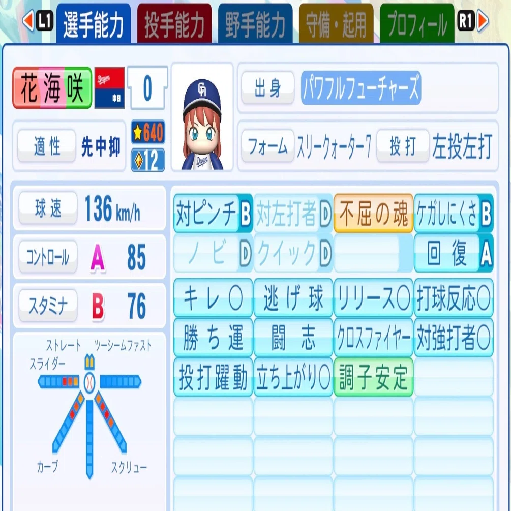 花海咲季(パワプロ2024-2025)｜横川
