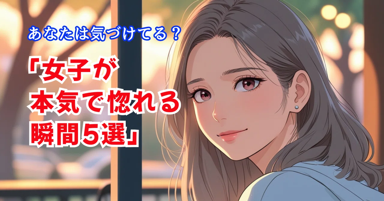 女子が本気で惚れる瞬間5選｜言葉より行動を見てます｜LT