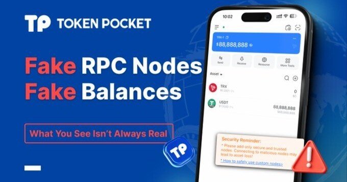 🚨 不明な RPC ノードには近づかないでください! 🚨｜TokenPocket