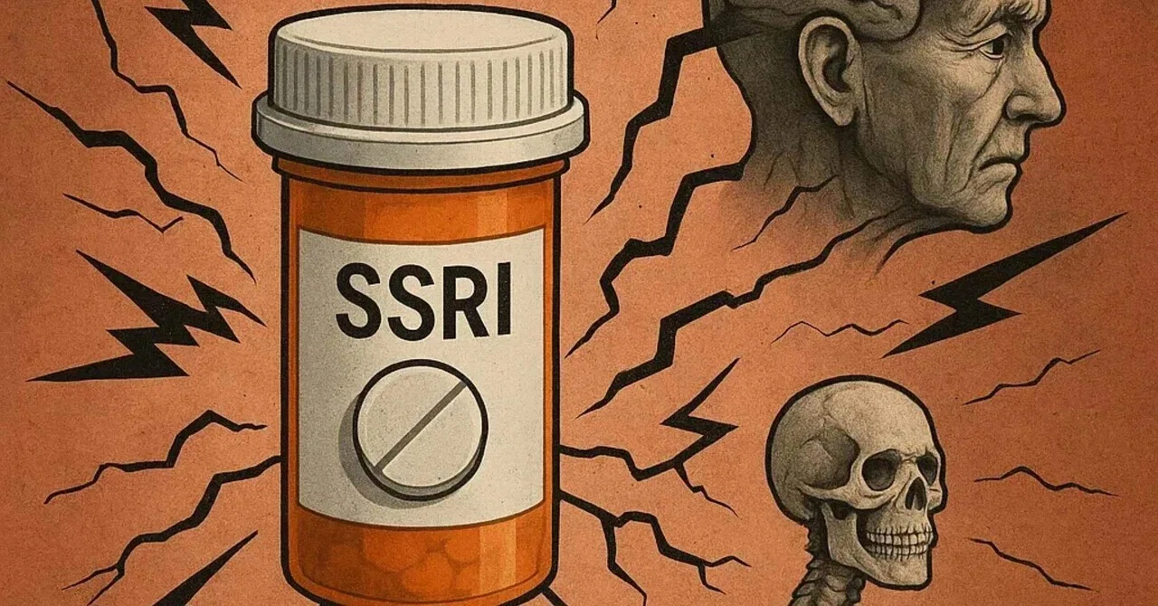 最新｜SSRIの衝撃：抗うつ薬が認知機能の低下、骨折、早期死亡につながるとする新たな研究