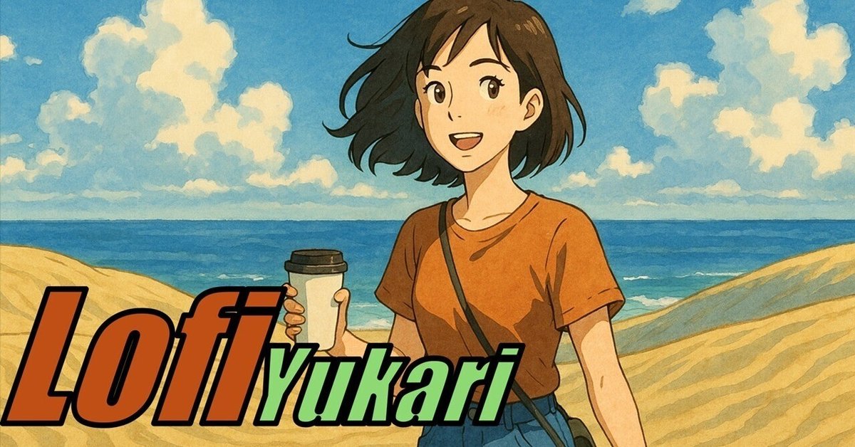 LoFi Hip Hop 風紋にゆらぐ記憶、鳥取の夏シーン、アンビエント