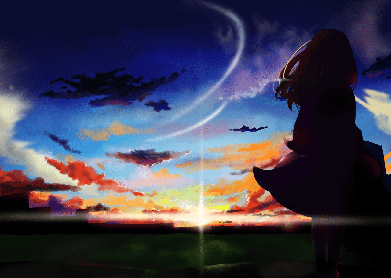 夕焼けと流星 Moegi Note 夕焼けと流星 Moegi Note
