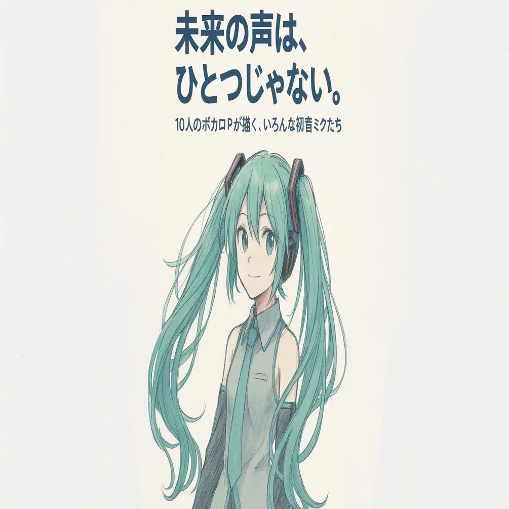 未来の声は、ひとつじゃない。ボカロPたちが描く、いろんな初音ミク