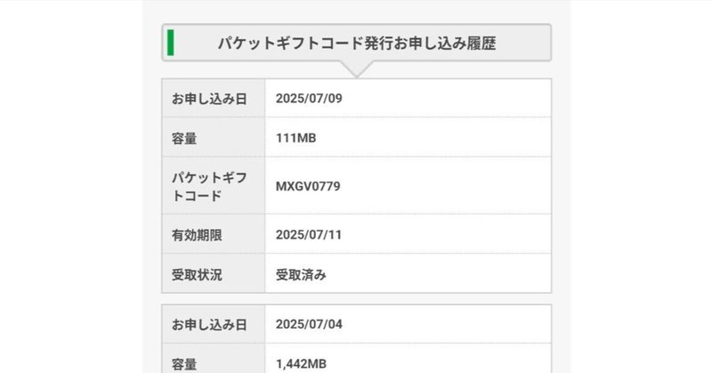 noteの記事「マイネオのおもろいところ「パケットギフト」」のアイキャッチ画像