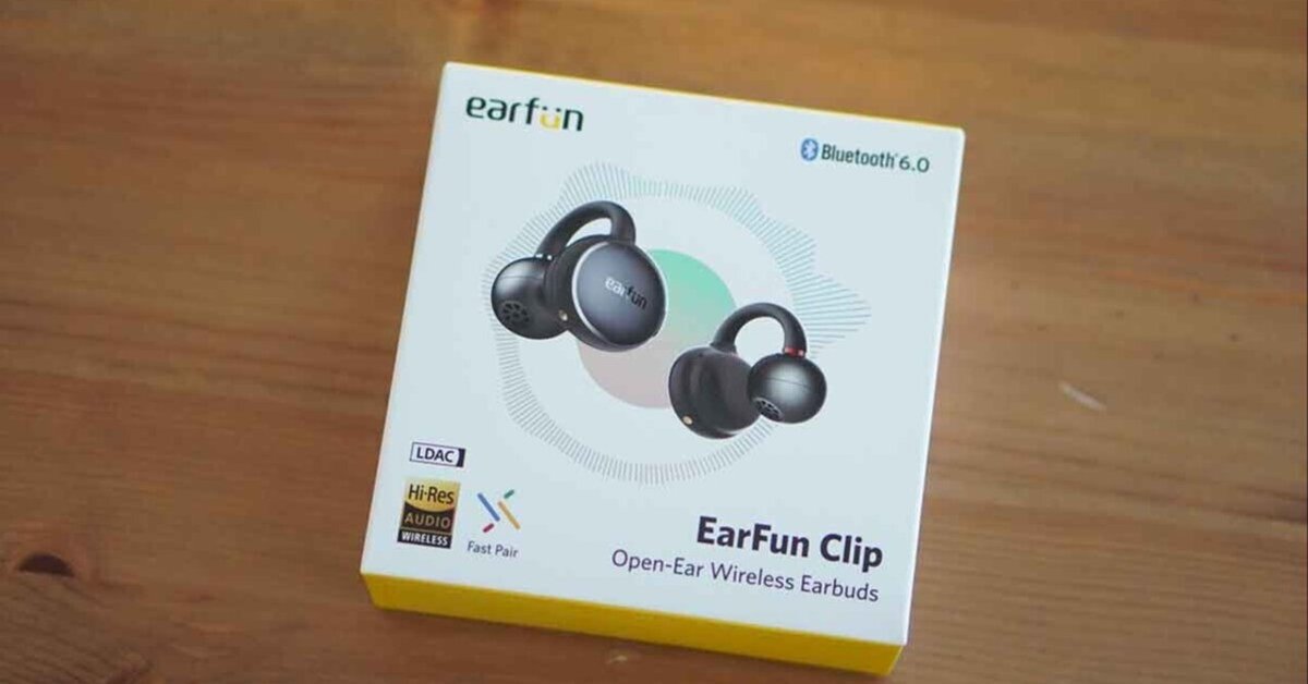 レビュー】EarFun Clip｜1万円以下で最強！音質・装着感・多機能
