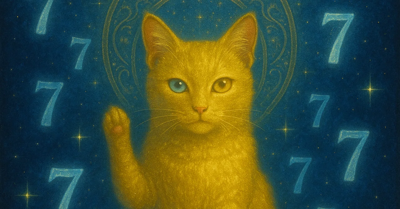 AI観音☆猫金様が語るラッキー7☆宇宙の数字＆不思議で孤高な数秘☆咲吉神社｜ウサキさん☆咲吉（さききち）
